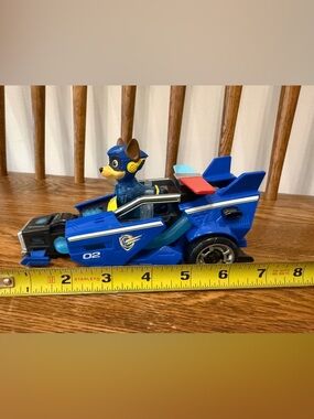 PAW Patrol The Mighty Movie Chase Deluxe Transforming Toy Car Lights & Sounds